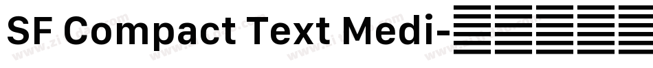 SF Compact Text Medi字体转换